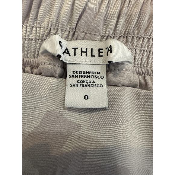 Athleta Brooklyn Lined Camo Jogger Pant's Shasta Purple Women's Size 0 - Picture 6 of 13